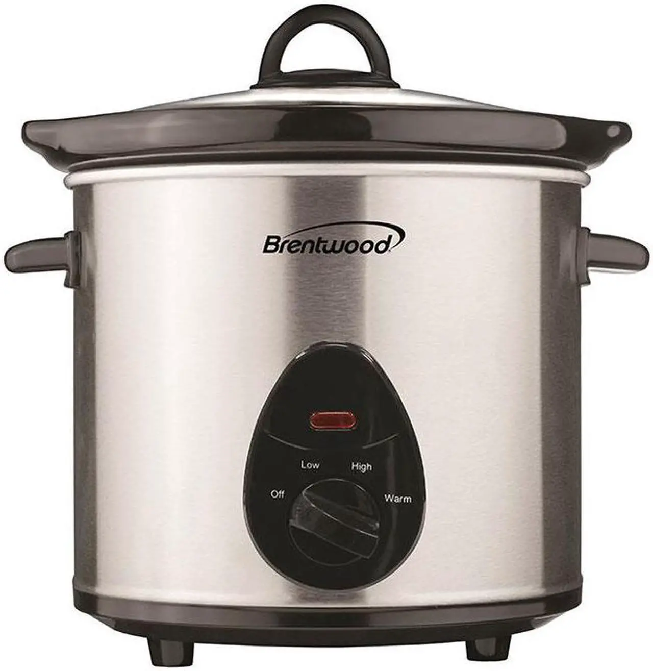 Alt view image 7 of 18 - Brentwood SC-130S 3-Quart Slow Cooker (Stainless Steel Body)