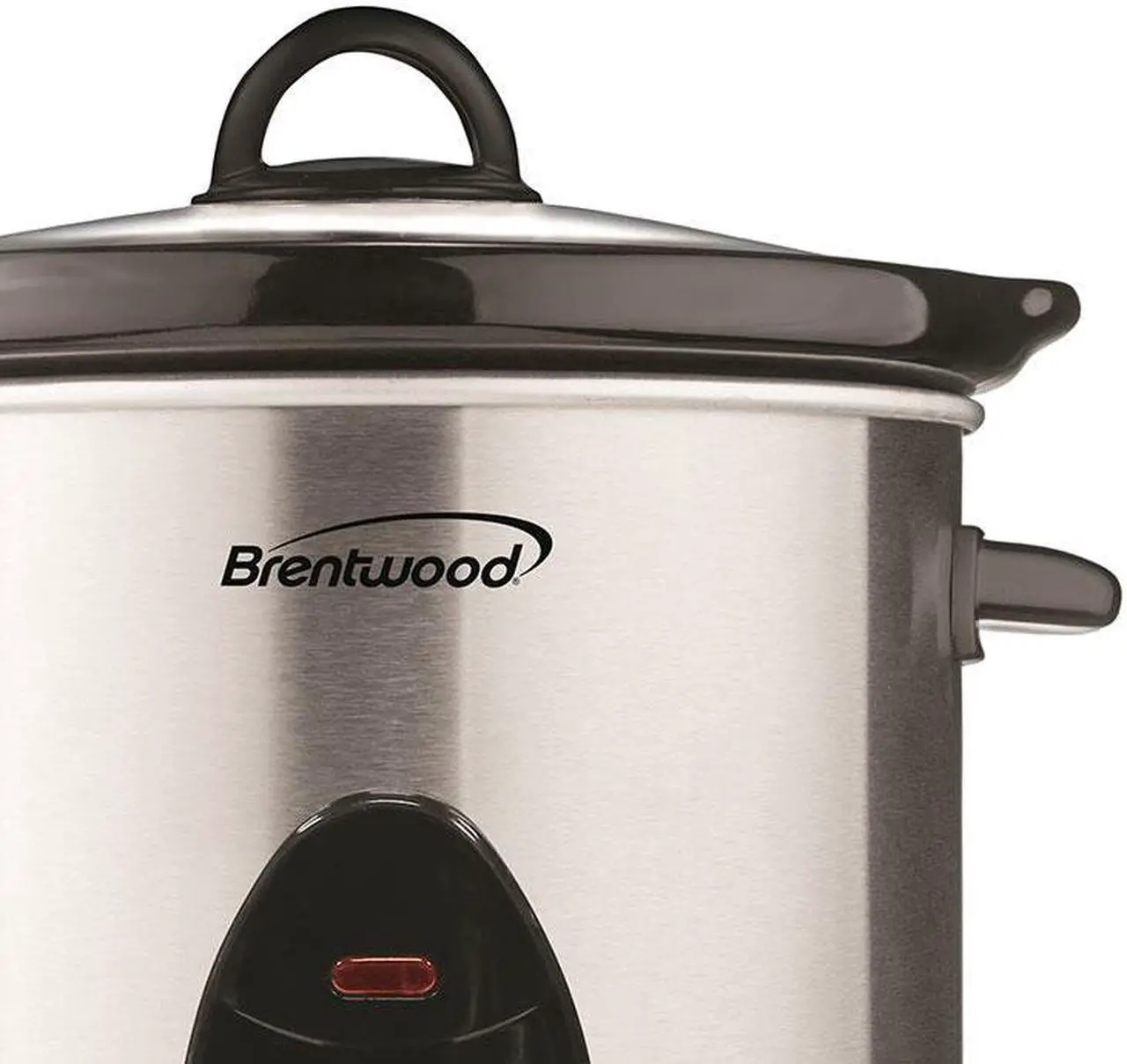 Alt view image 9 of 18 - Brentwood SC-130S 3-Quart Slow Cooker (Stainless Steel Body)