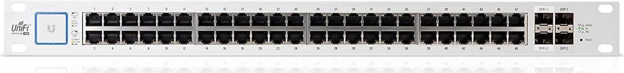 Ubiquiti Networks 48-Port UniFi Switch, Managed PoE+ Gigabit Switch with SFP, 750W (US-48-750W-US)