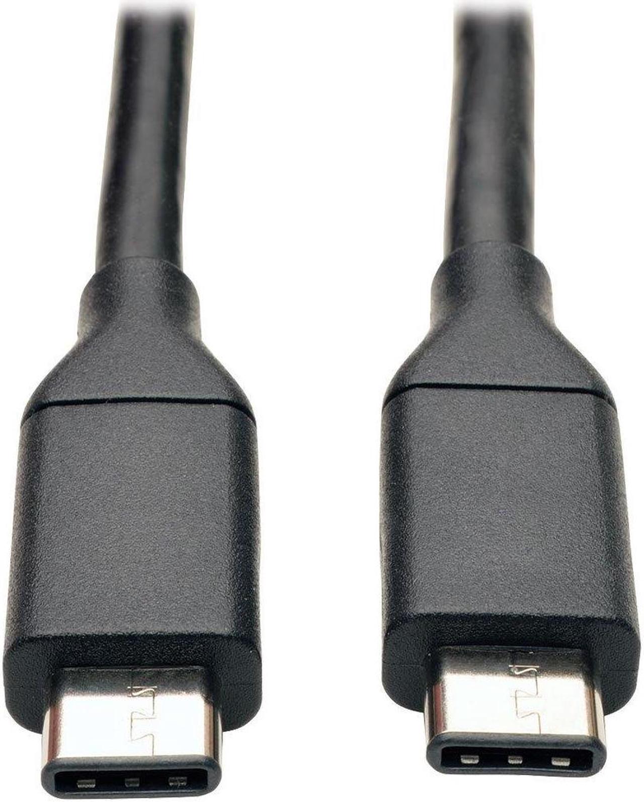 Alt view image 2 of 9 - Tripp Lite U420-003 Black USB 3.1 Gen 1 (5 Gbps) Cable, USB Type-C (USB-C)