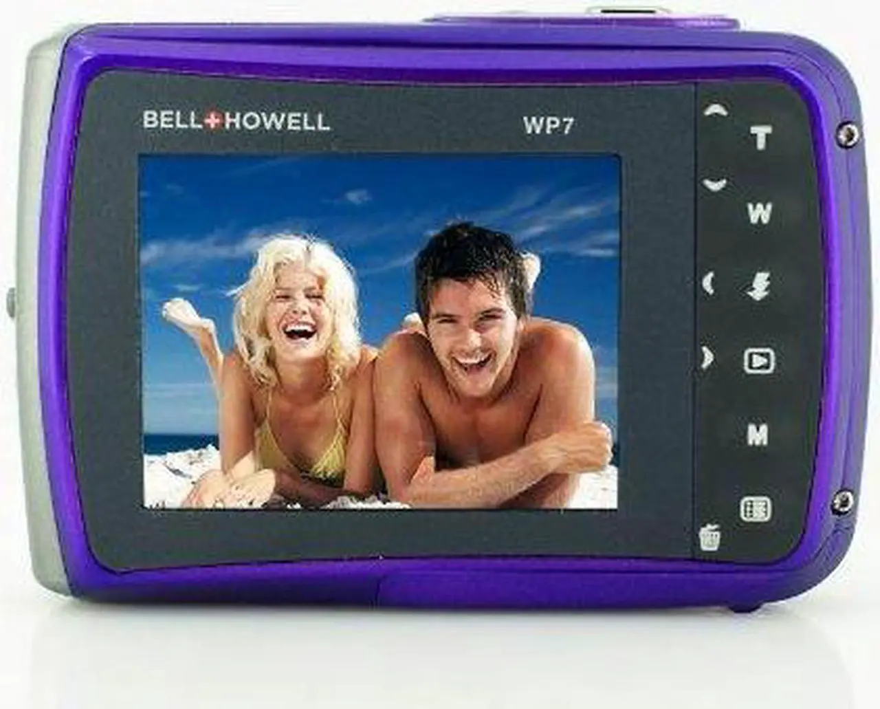 Alt view image 9 of 14 - BELL+HOWELL WP7-P 12.0 Megapixel WP7 Splash Underwater Digital Camera ,Purple