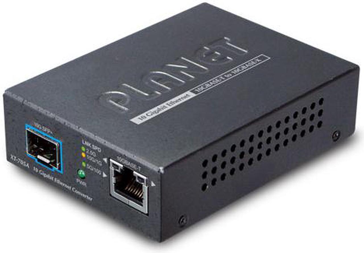 Main image of PLANET XT-705A 10G/5G/2.5G/1G/100M Copper to 10GBASE-X SFP+ Media Converter
