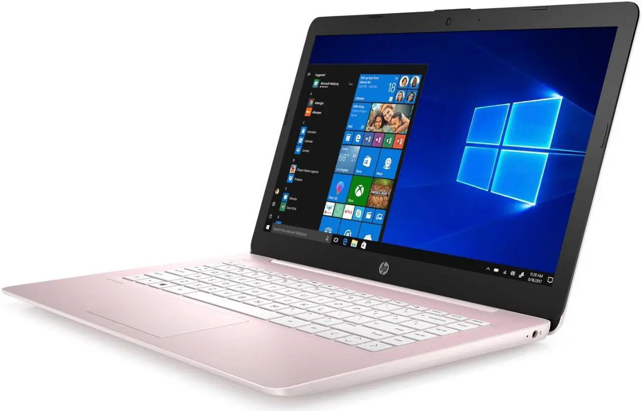 Alt view image 4 of 9 - HP Stream 14 Intel N4000 64GB 4GB Windows 10 Rose Pink