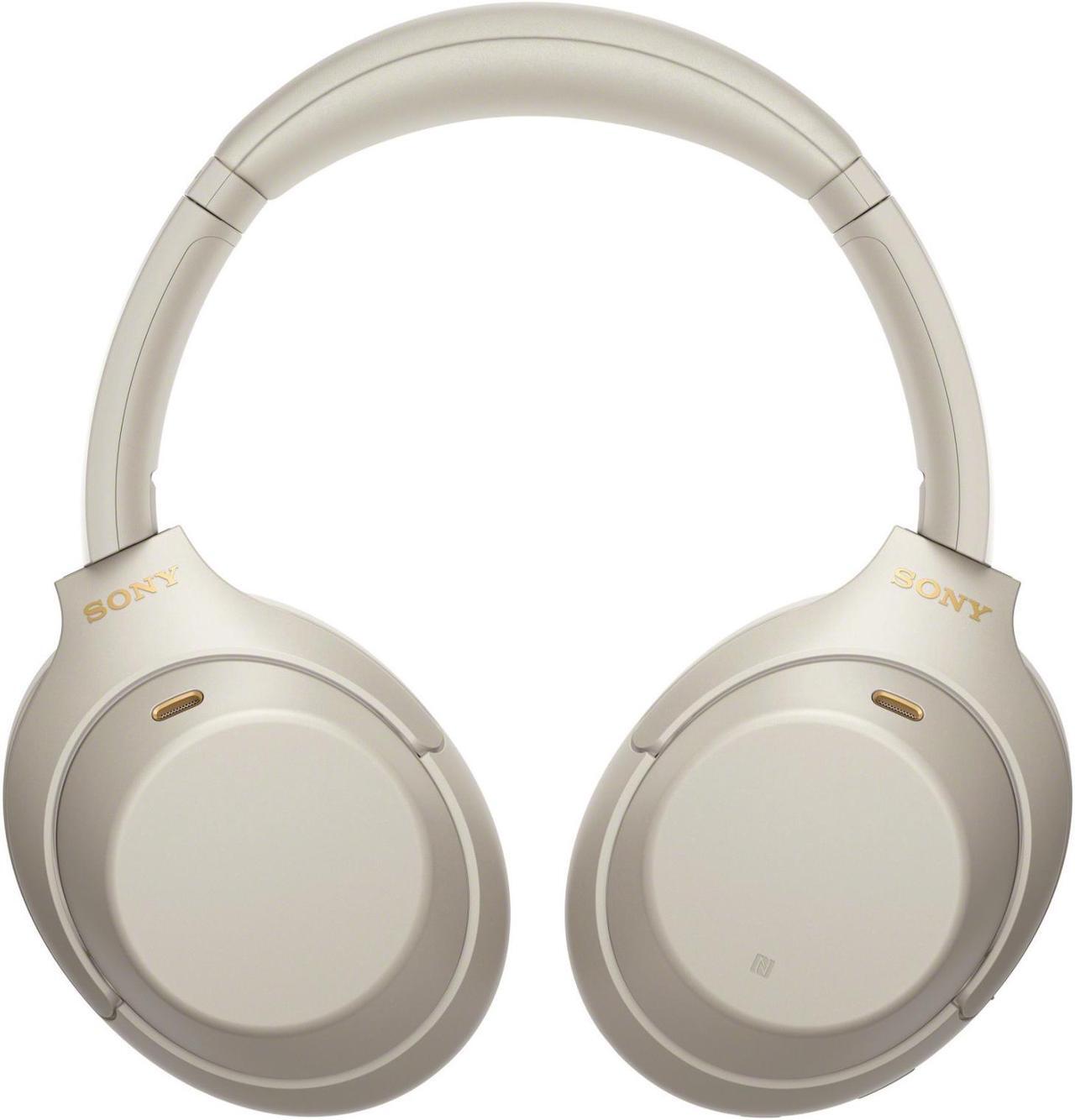 Alt view image 6 of 8 - sony wh-1000xm4 wireless noise canceling over-ear headphones (silver) with sony wi-sp500 in-ear sports wireless headphones (black) bundle (2 items)