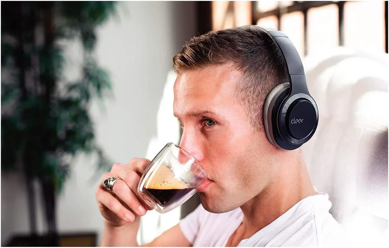 Alt view image 6 of 18 - Cleer Audio Enduro 100 Bluetooth Wireless Headphones with up to 100 Hours Battery (Sand)