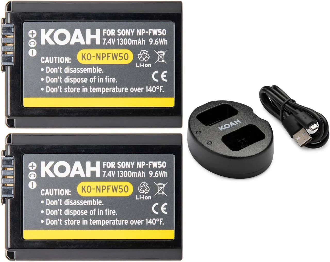 Alt view image 4 of 7 - Koah PRO Accessory Kit for Sony Alpha a6000/ a6100/ a6400 Mirrorless Camera