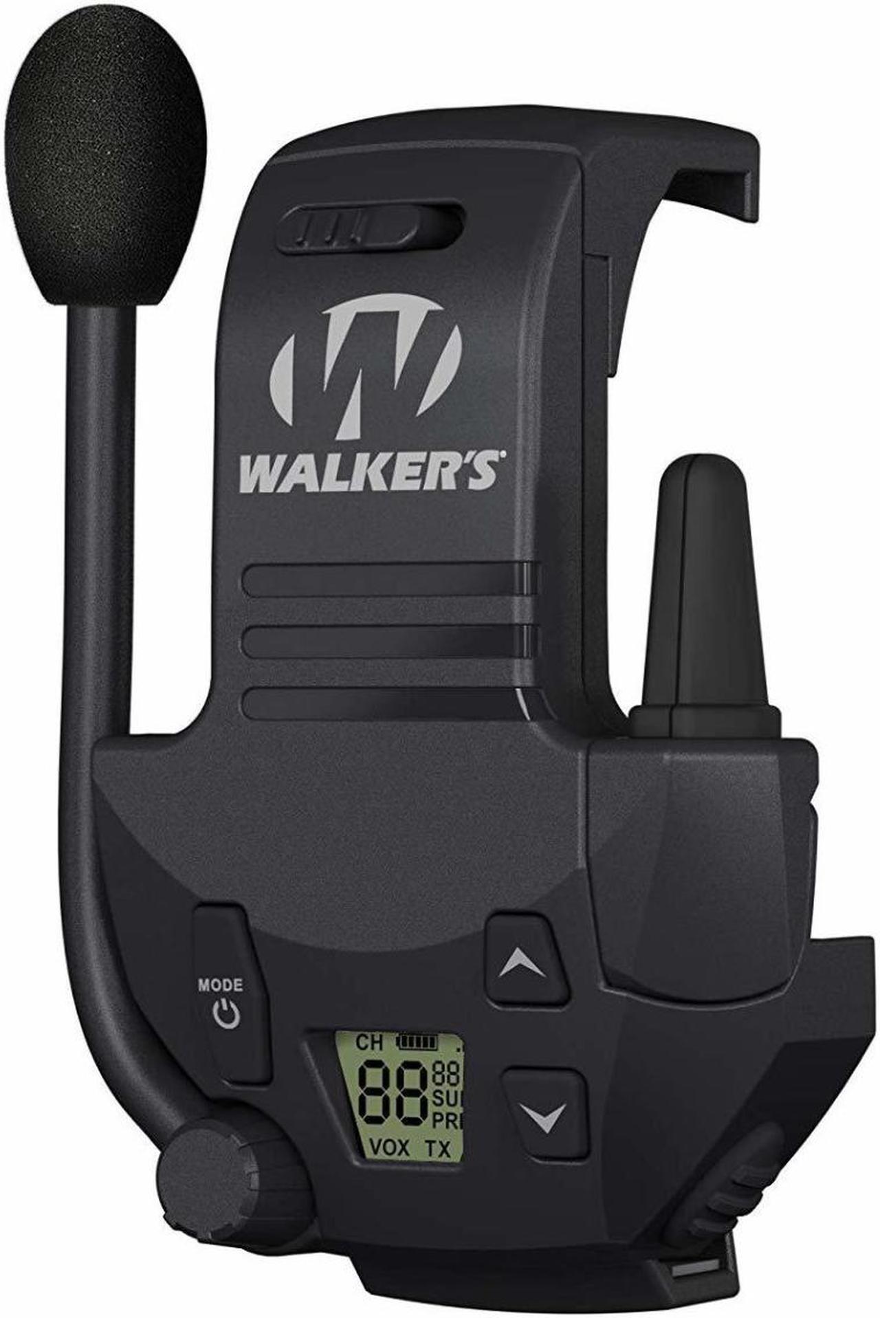 Alt view image 5 of 6 - Walkerâ€™s Razor Slim Electronic Muffs (Black) 2-Pack w/ Walkie Talkies & Glasses
