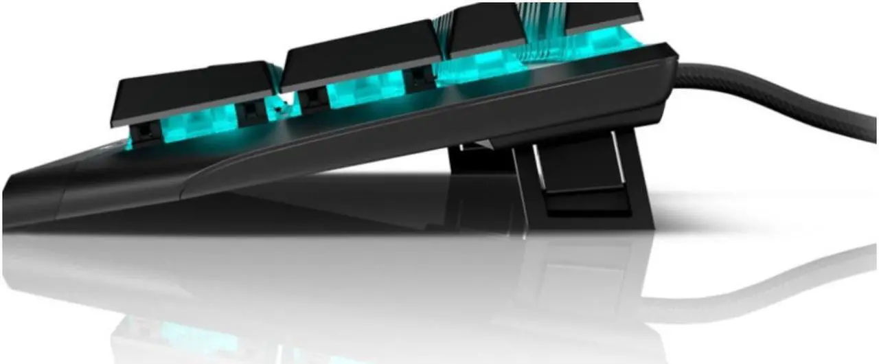 Alt view image 8 of 18 - Alienware Low-Profile RGB Gaming Keyboard AW410K: Alienfx Per Key RGB LED - Cherry MX Brown Switches