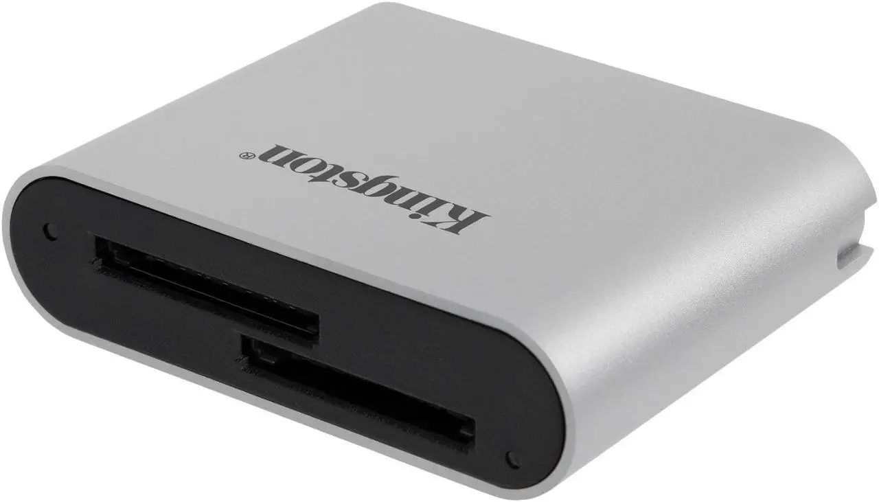 Alt view image 5 of 16 - Kingston USB3.2 Gen1 Workflow Dual-Slot SDHC/SDXC UHS-II Card Reader WFSSD