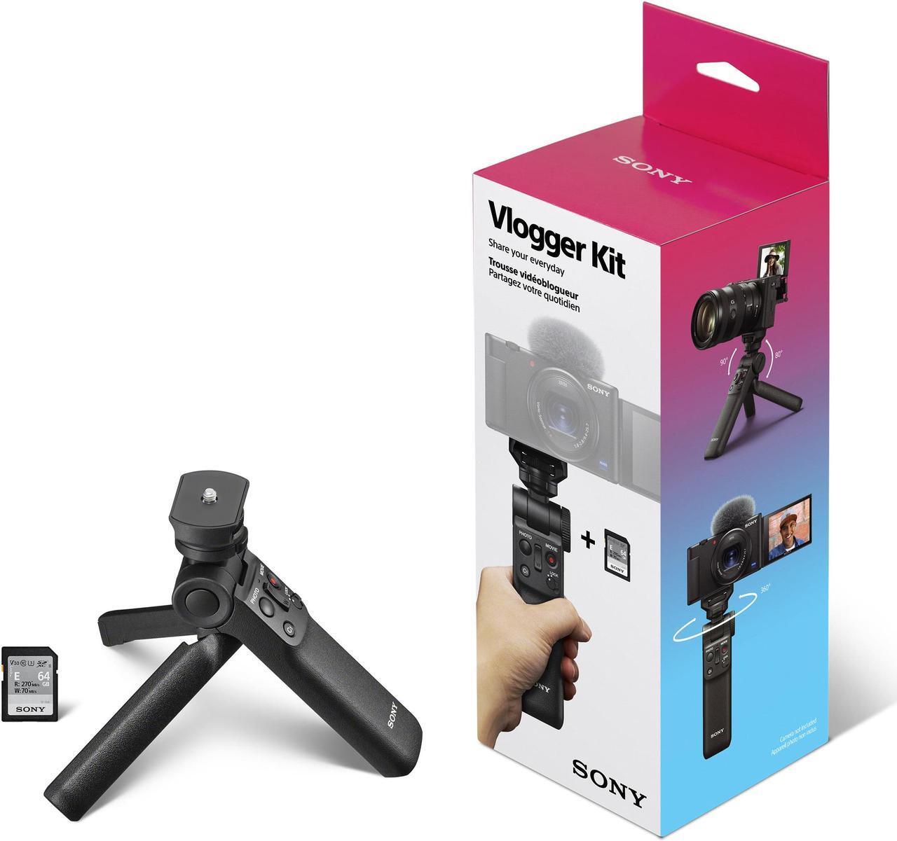 Alt view image 3 of 7 - Sony ZV-1F Vlog Camera (White) Bundle with Sony Vlogger Accessory Kit