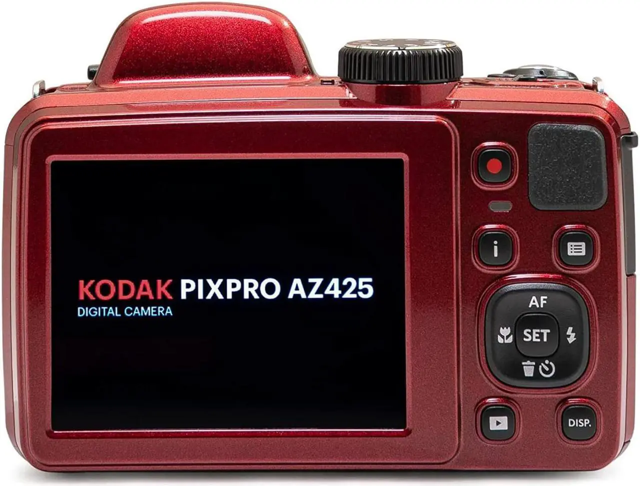 Alt view image 4 of 15 - Kodak PIXPRO AZ425 Astro Zoom 20MP Digital Camera with 42x Optical Zoom (Red)