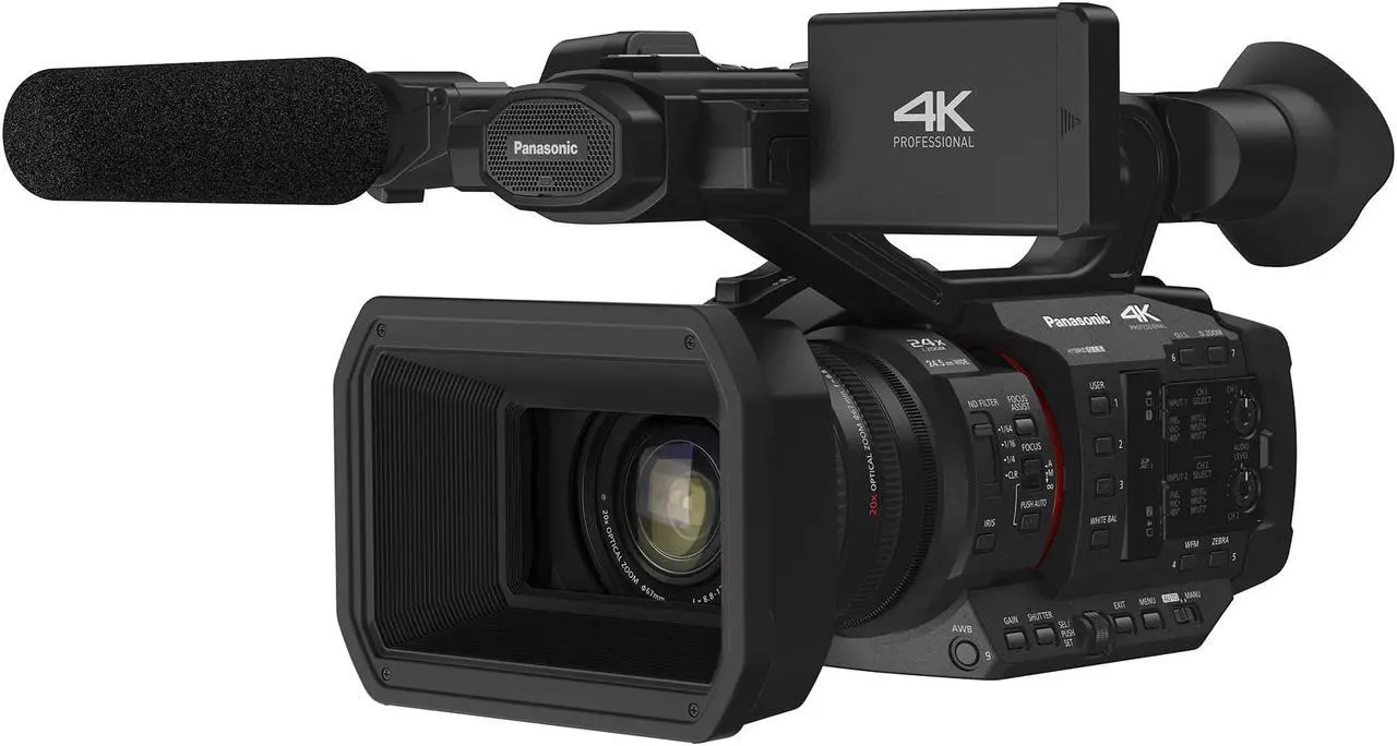 Alt view image 13 of 15 - Panasonic HC-X20 Camcorder, 4K 60p, 1.0-inch Sensor, 24.5mm Wide-Angle Lens and Optical 20x Zoom