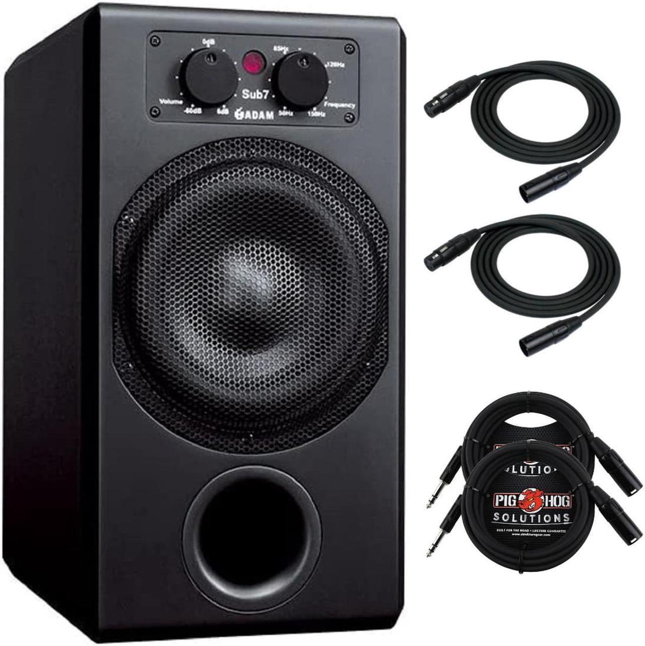 Main image of Adam Audio Sub7 7-Inch Powered Studio Subwoofer with Microphone Cable Bundle