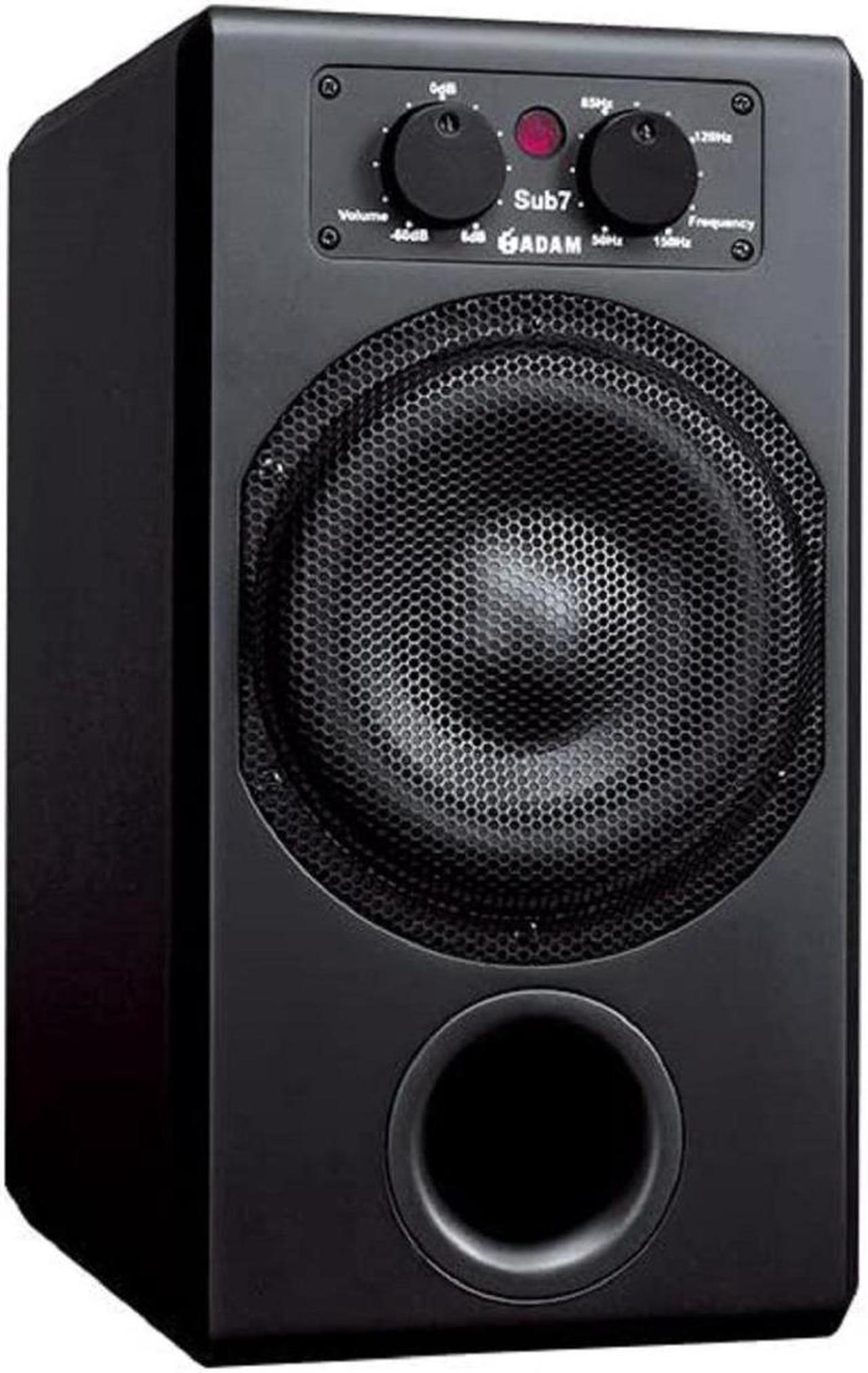 Alt view image 2 of 5 - Adam Audio Sub7 7-Inch Powered Studio Subwoofer with Microphone Cable Bundle