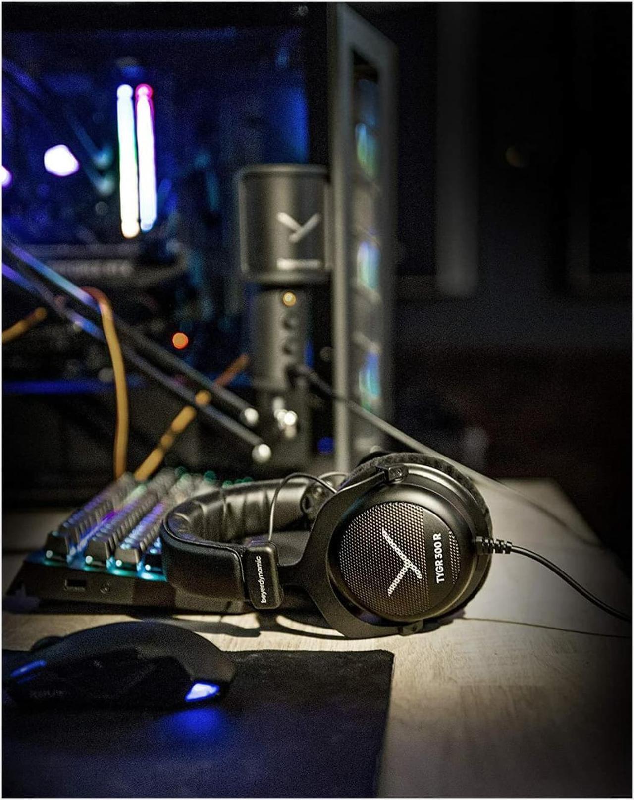Alt view image 6 of 7 - Beyerdynamic TYGR 300 R Open-Back Gaming Headphones Bundle