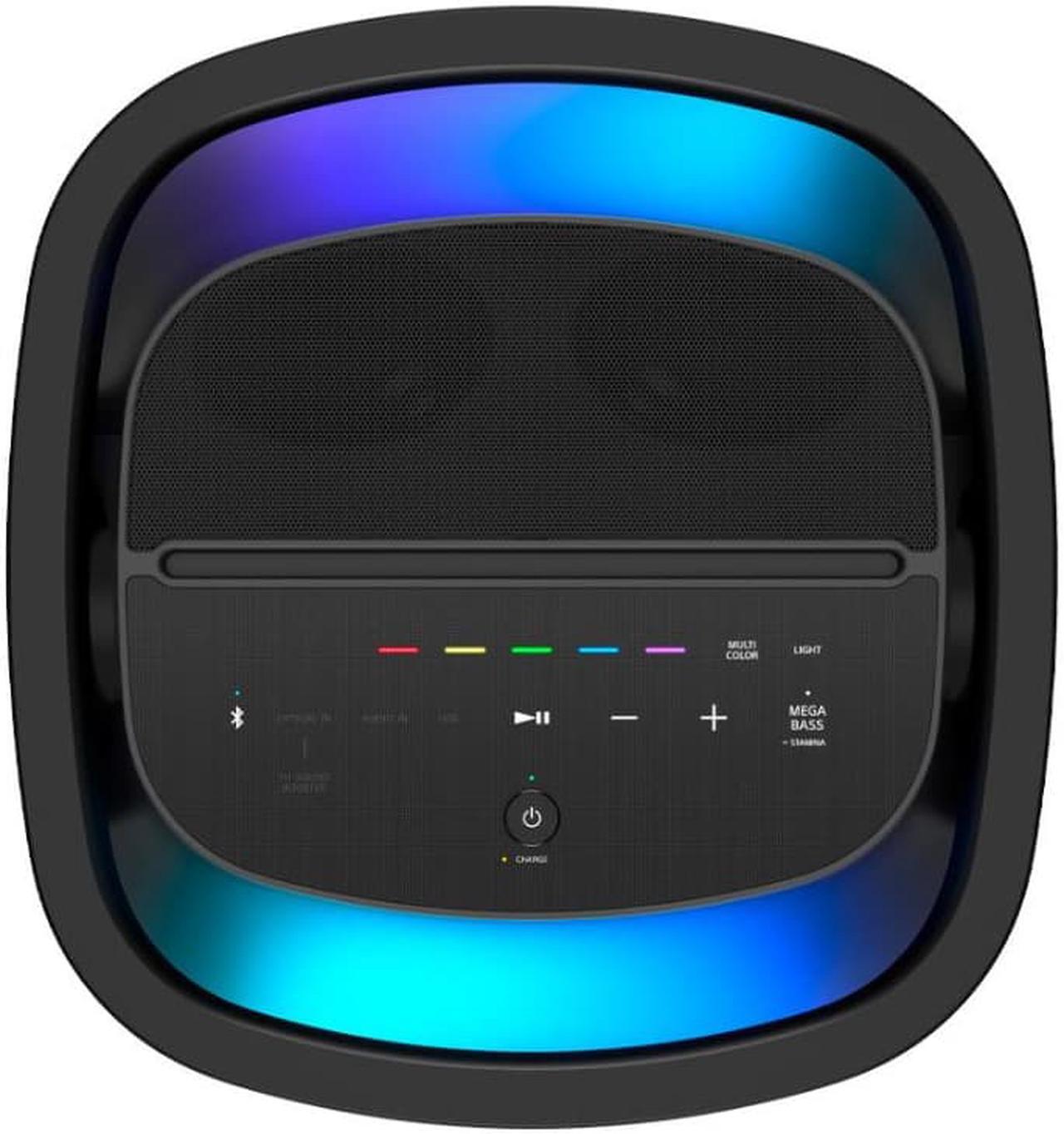 Alt view image 12 of 13 - Sony Black XV900 X-Series Bluetooth Wireless Party Speaker - SRSXV900