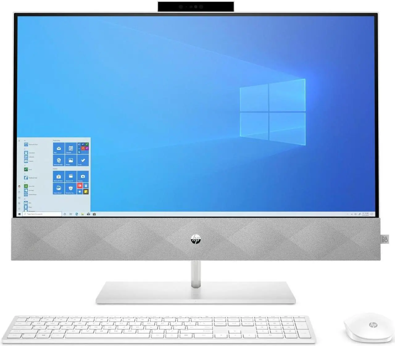 Alt view image 9 of 14 - HP All-in-One Computer Pavilion 27-d1340t Intel Core i7-11700T 16GB DDR4 1TB HDD 256GB PCIe SSD 27" Touchscreen Windows 10 Home 64-bit