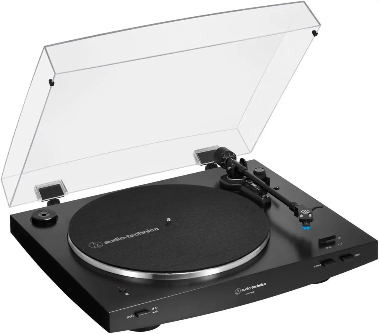 Alt view image 16 of 20 - Audio Technica Wireless & Analog Automatic Belt-Drive Turntable - Black