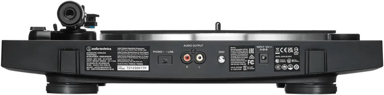 Alt view image 17 of 20 - Audio Technica Wireless & Analog Automatic Belt-Drive Turntable - Black