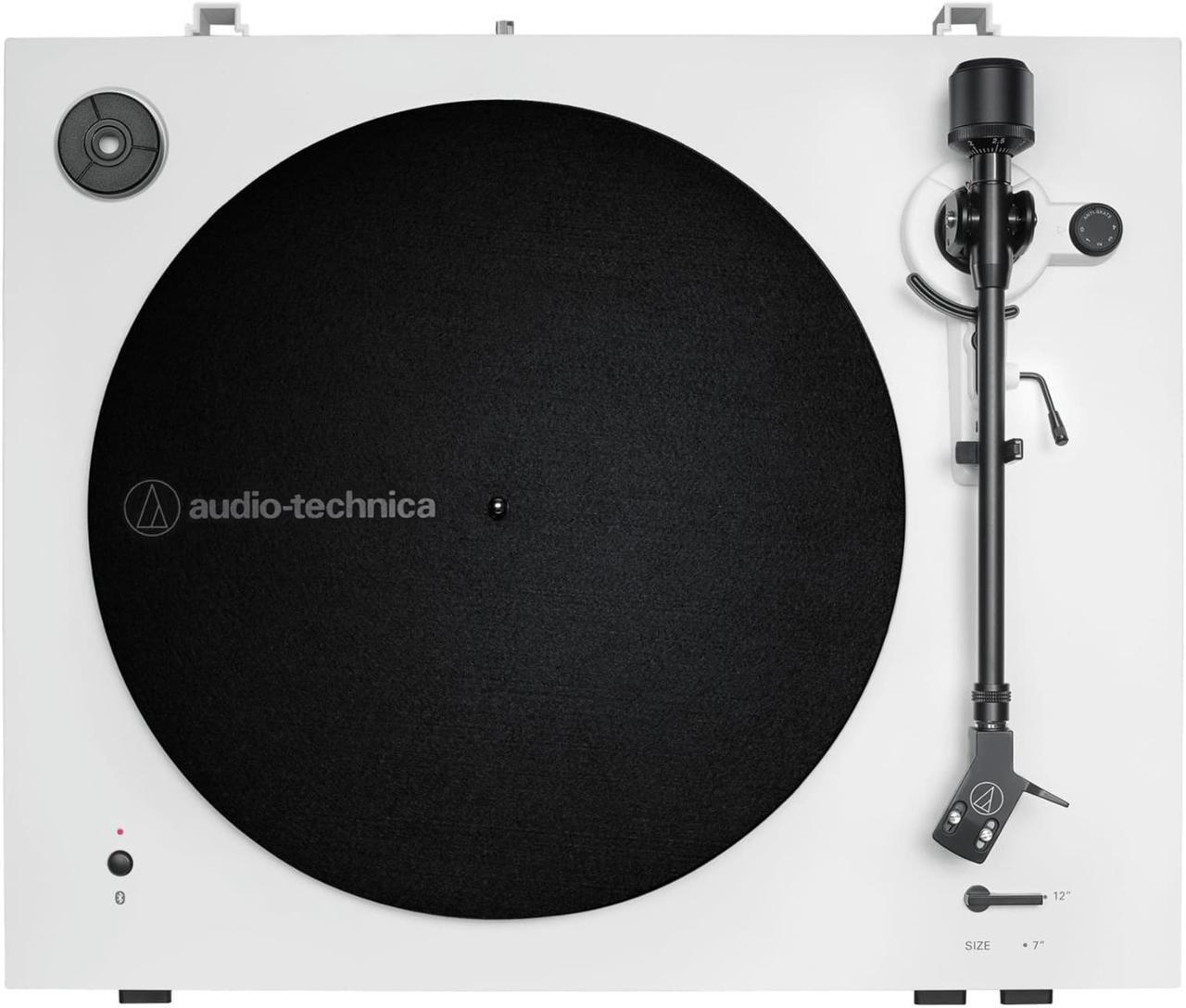 Alt view image 9 of 18 - Audio Technica Wireless & Analog Automatic Belt-Drive Turntable - White