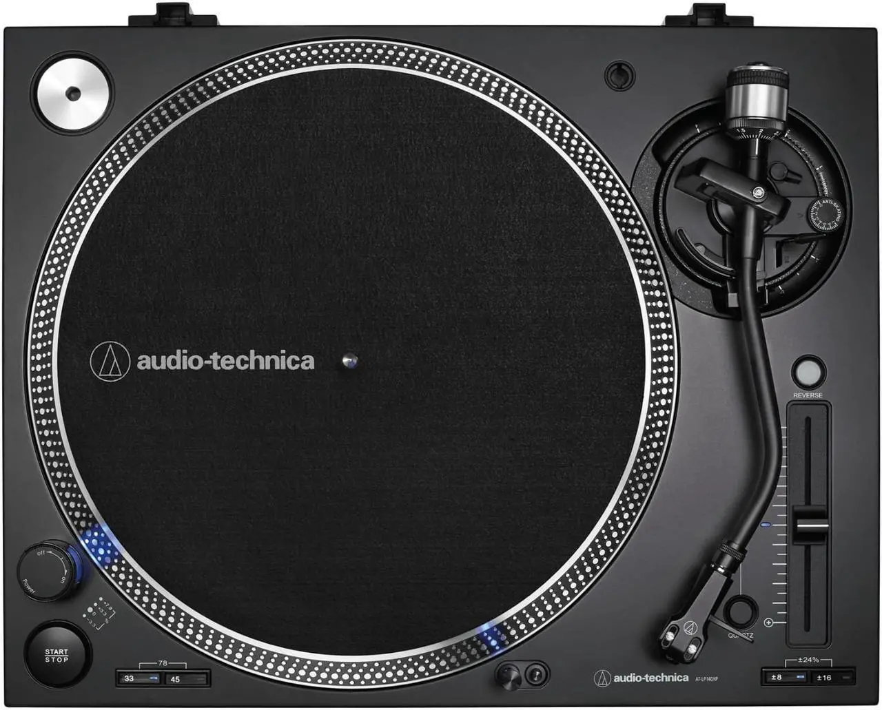 Alt view image 16 of 20 - AUDIO TECHNICA AT-LP140XP-BK DIRECT-DRIVE PRO DJ TURNTABLE
