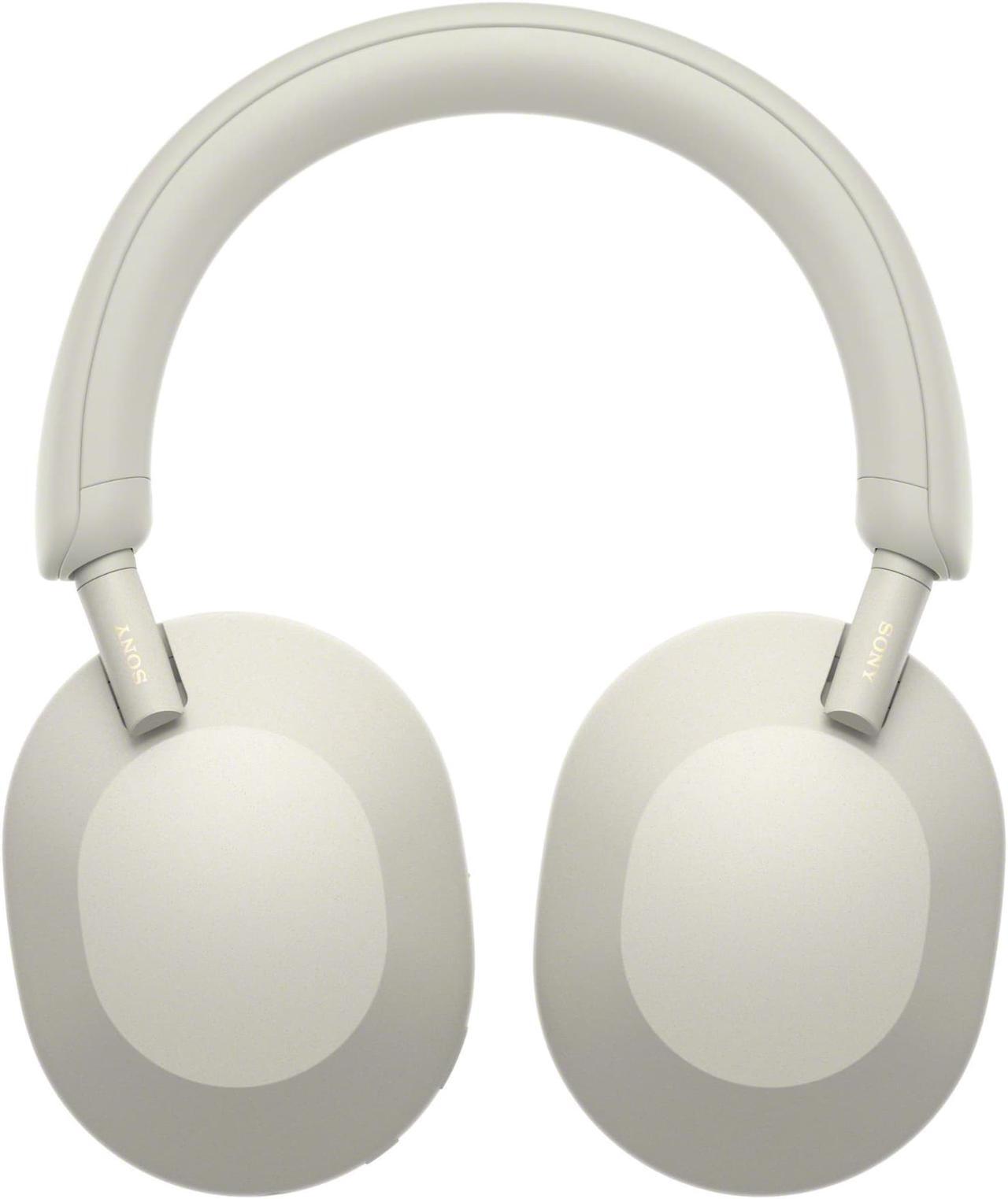 Alt view image 18 of 20 - Sony WH-1000XM5 Noise-Canceling Wireless Over-Ear Headphones (Silver)