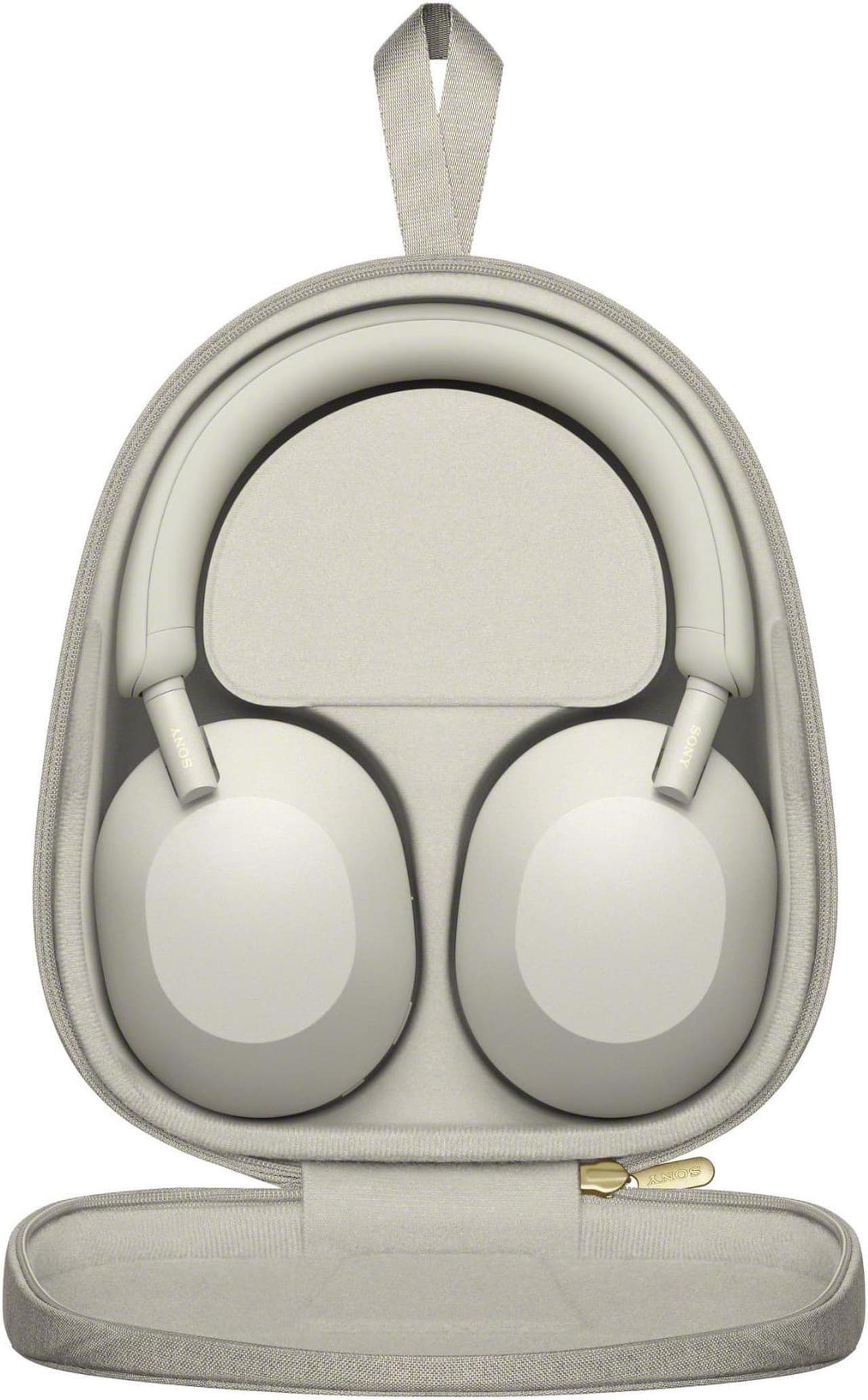 Alt view image 19 of 20 - Sony WH-1000XM5 Noise-Canceling Wireless Over-Ear Headphones (Silver)