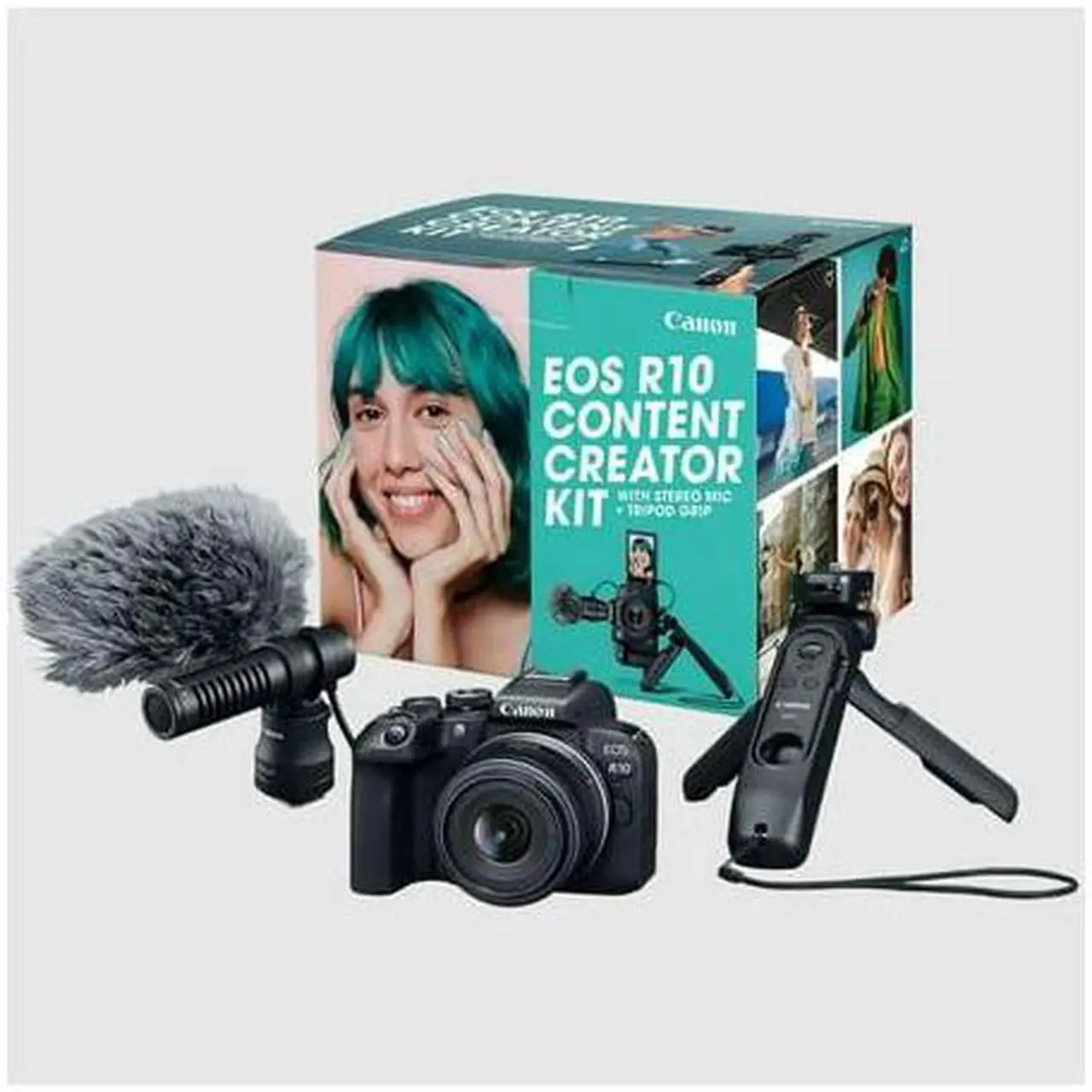 Alt view image 13 of 20 - Canon EOS R10 Mirrorless Camera w/RF-S18-45mm f/4.5-6.3 is STM Lens Kit (Content Creator kit)