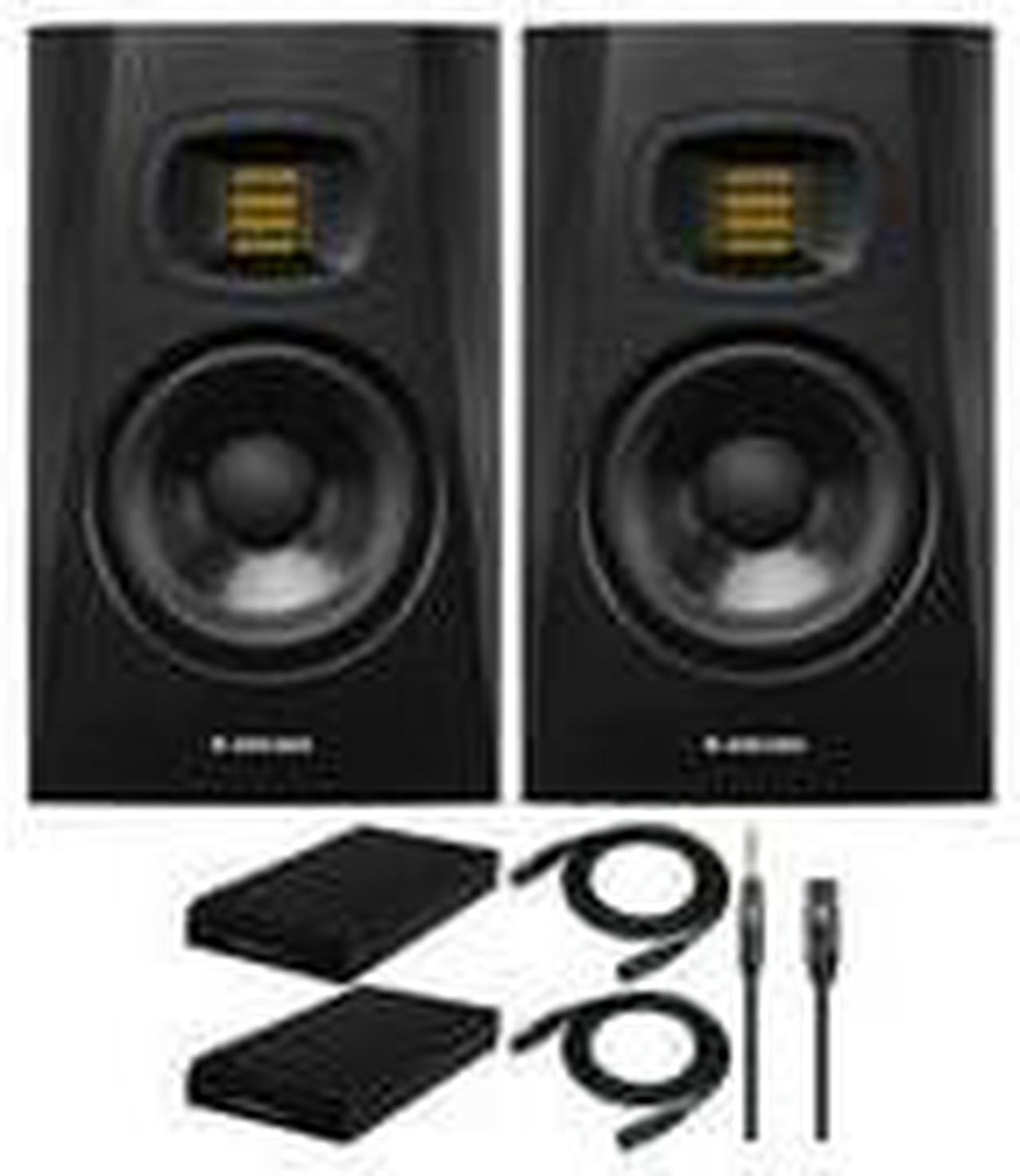 Alt view image 3 of 7 - Adam Audio T5V 5-Inch Studio Monitor (Pair) with Isolation Pads and Cables