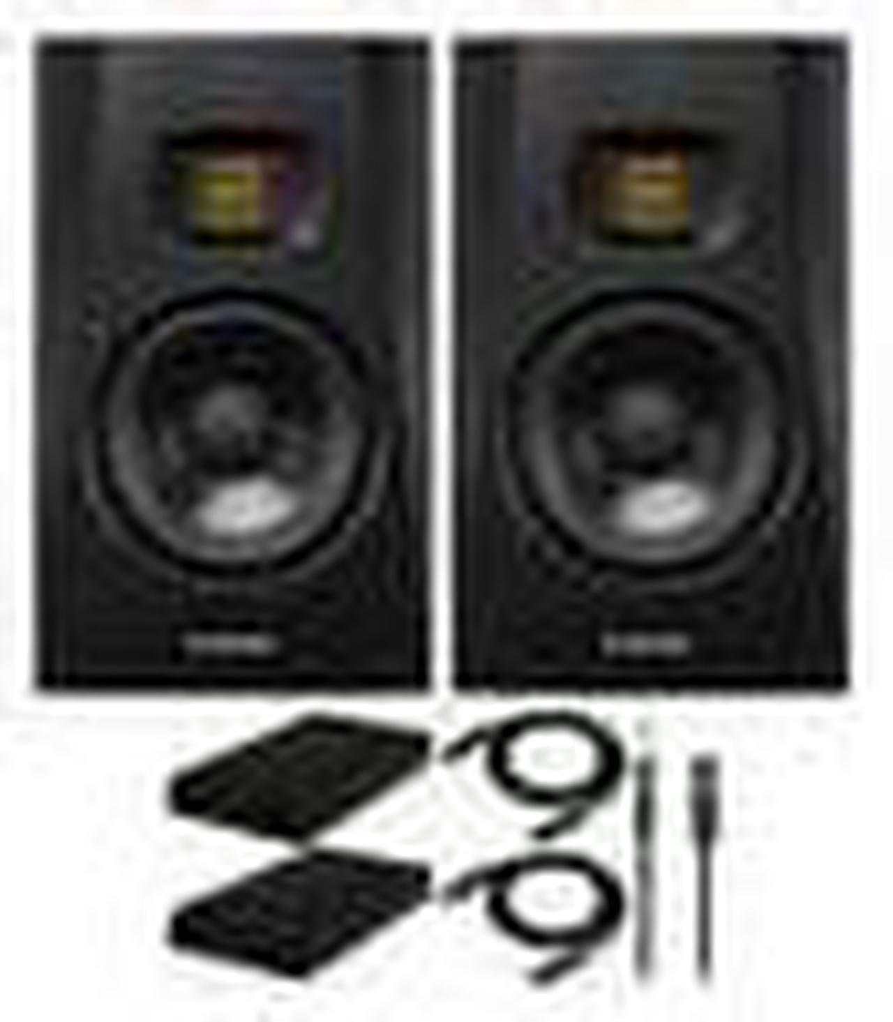 Alt view image 5 of 7 - Adam Audio T5V 5-Inch Studio Monitor (Pair) with Isolation Pads and Cables