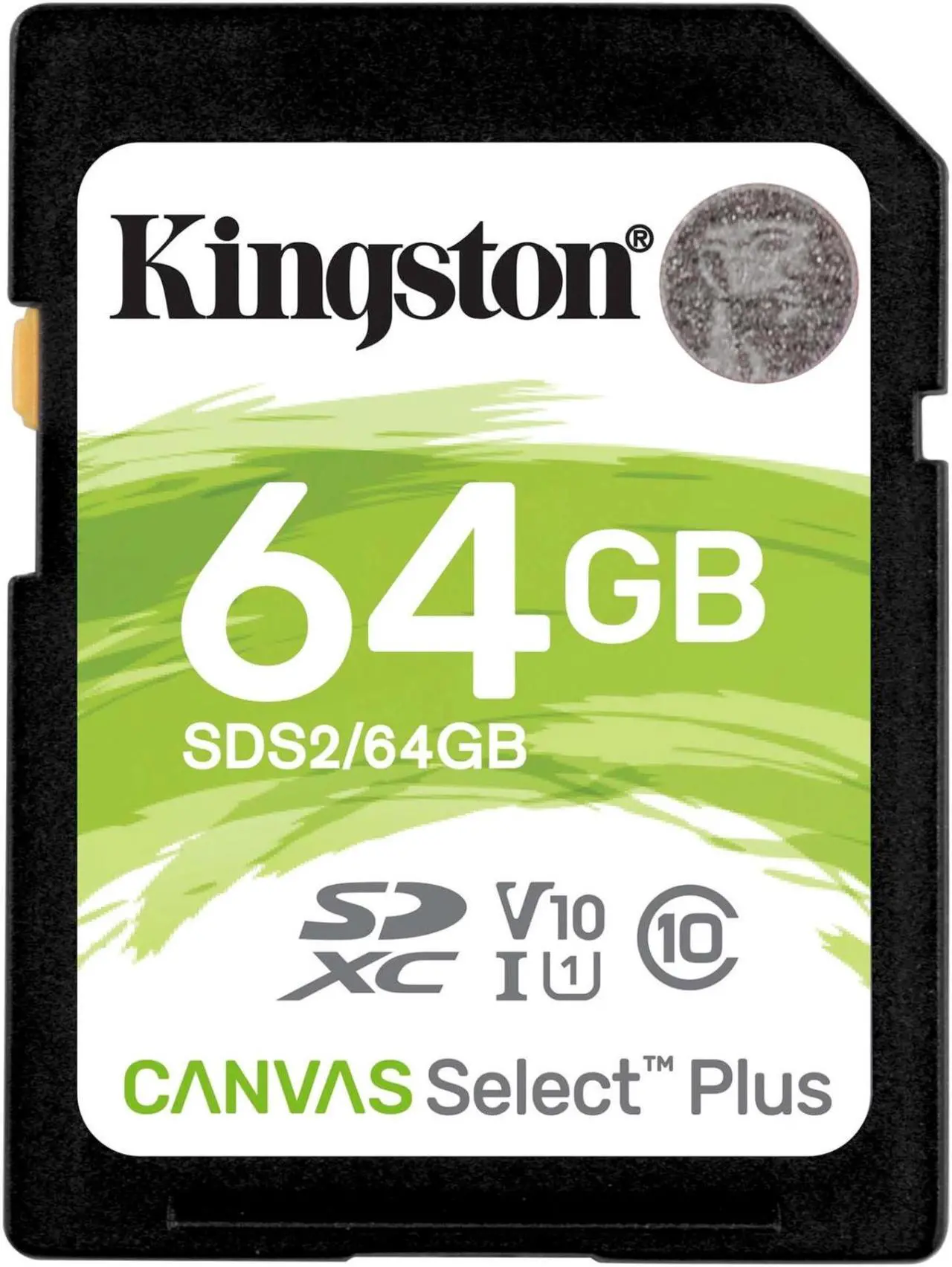 Alt view image 2 of 5 - Kingston 64GB SDHC Canvas Select Plus Memory Card (2-Pack) w/ Card Reader Bundle