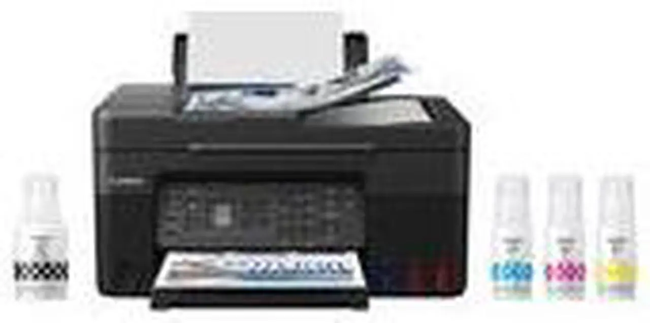 Alt view image 12 of 20 - Canon PIXMA G4270 Wireless MegaTank All-In-One Color Inkjet Printer, Black