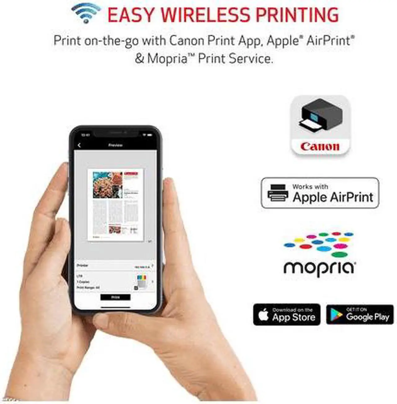 Alt view image 16 of 20 - Canon PIXMA G4270 Wireless MegaTank All-In-One Color Inkjet Printer, Black