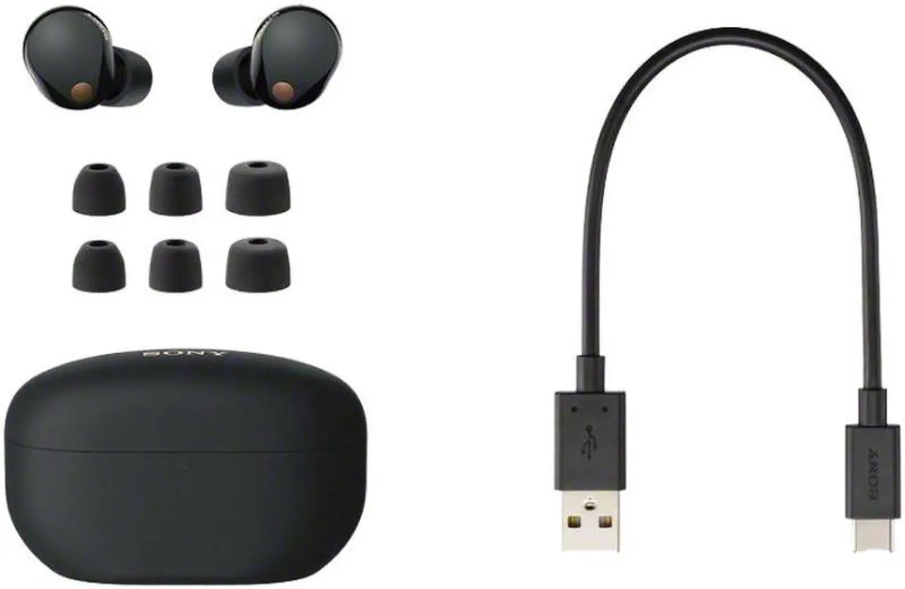 Alt view image 11 of 20 - Sony WF-1000XM5 Noise-Canceling True Wireless In-Ear Headphones (Black)