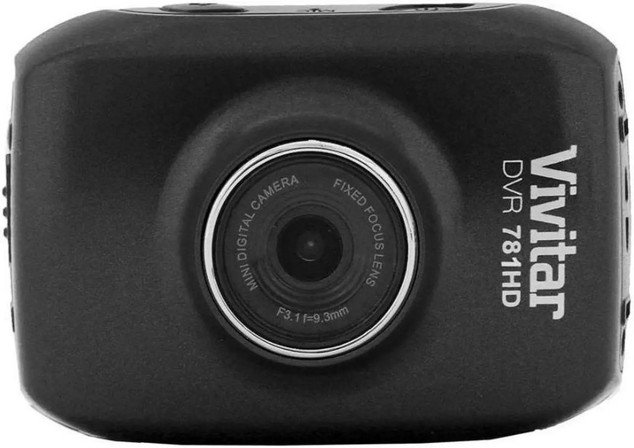 Alt view image 2 of 7 - Vivitar DVR781HD HD Action Cam with LCD Rear Screen and Waterproof Case Bundle