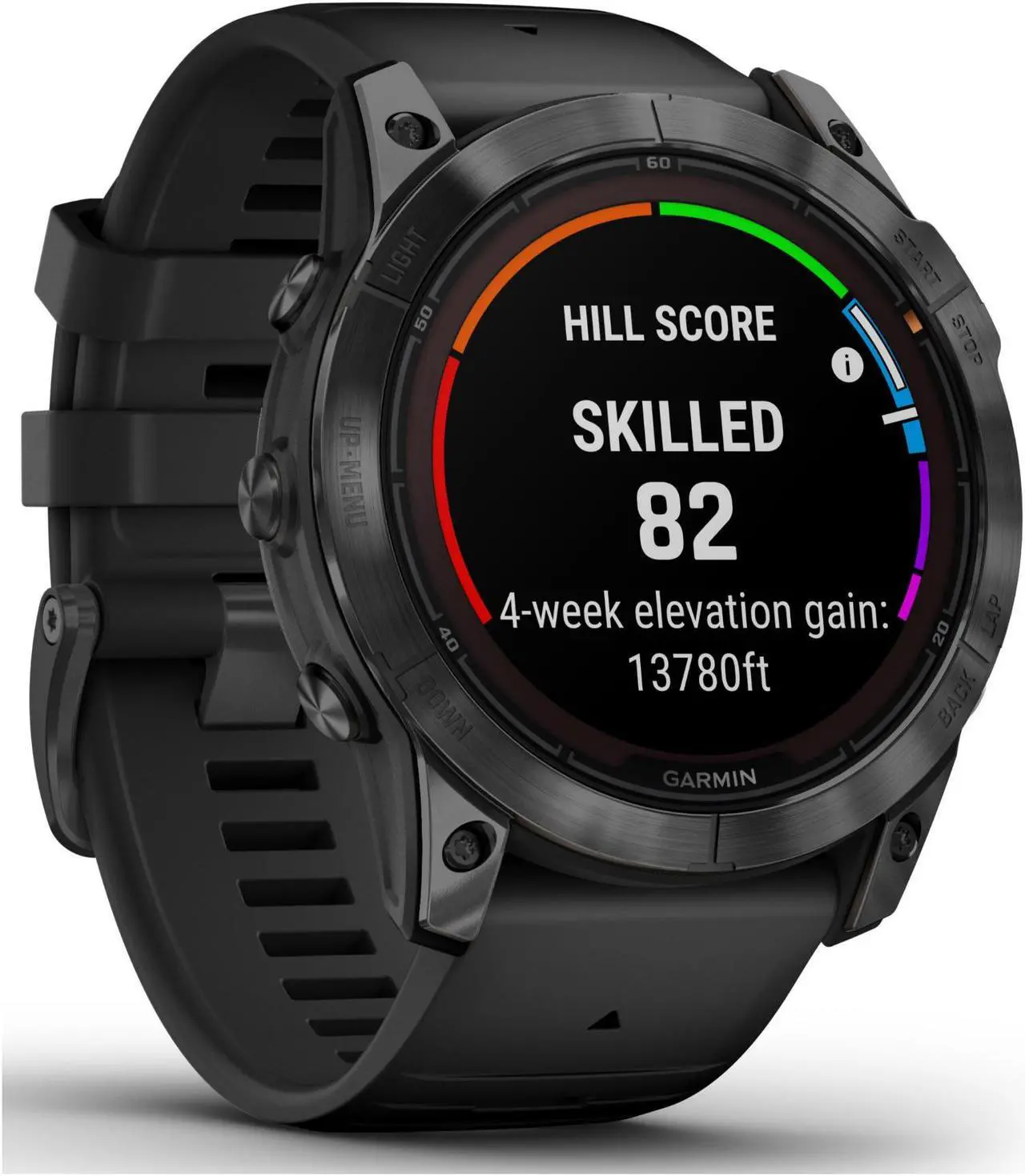 Alt view image 5 of 10 - Garmin fenix 7X Pro – Solar Edition, Slate Gray with Black Band | Solar Charging GPS Smart Watch 010-02778-00