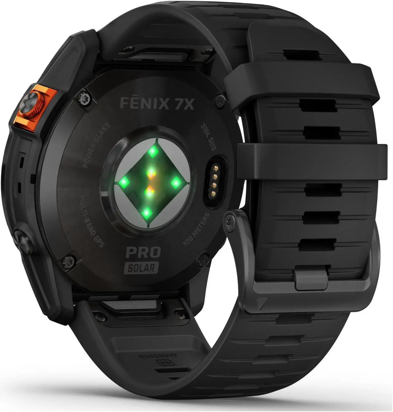 Alt view image 9 of 10 - Garmin fenix 7X Pro – Solar Edition, Slate Gray with Black Band | Solar Charging GPS Smart Watch 010-02778-00
