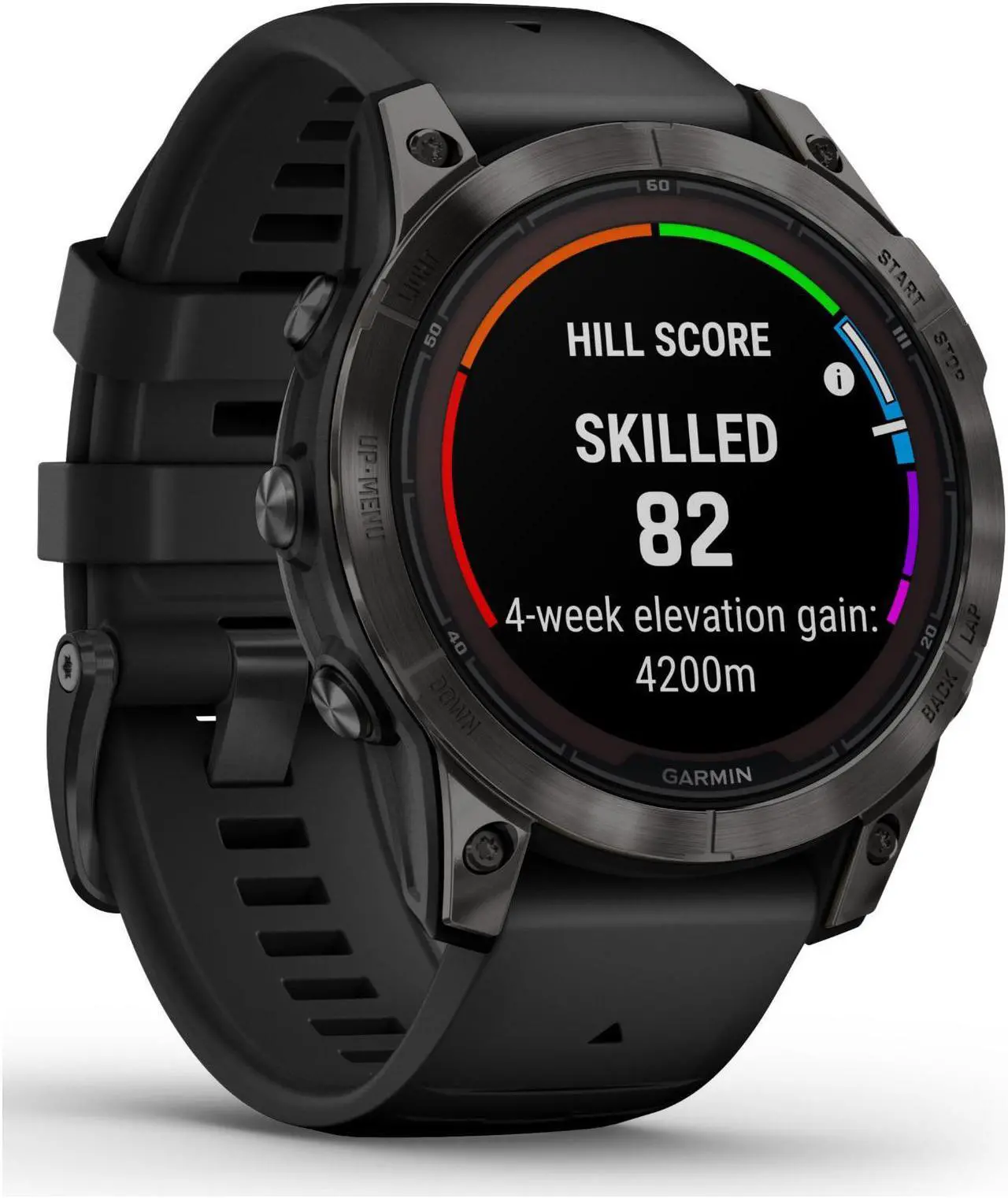 Alt view image 5 of 17 - Garmin fenix 7 Pro – Sapphire Solar Edition, Carbon Gray DLC Titanium with Black Band | Solar Charging GPS Smart Watch 010-02777-10