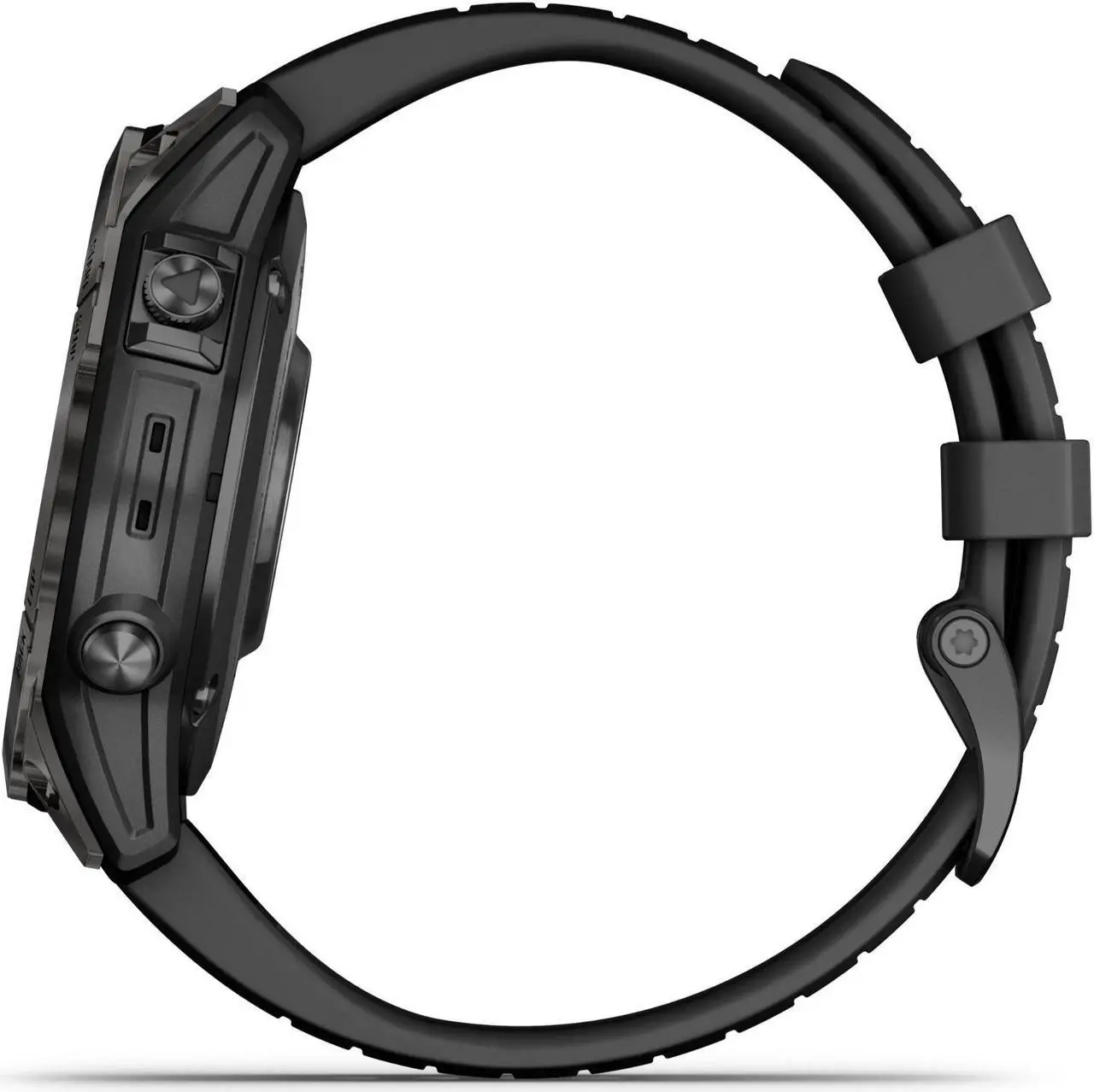 Alt view image 8 of 17 - Garmin fenix 7 Pro – Sapphire Solar Edition, Carbon Gray DLC Titanium with Black Band | Solar Charging GPS Smart Watch 010-02777-10