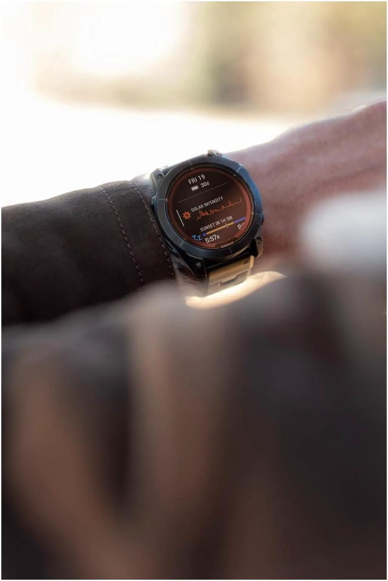 Alt view image 10 of 17 - Garmin fenix 7 Pro – Sapphire Solar Edition, Carbon Gray DLC Titanium with Black Band | Solar Charging GPS Smart Watch 010-02777-10