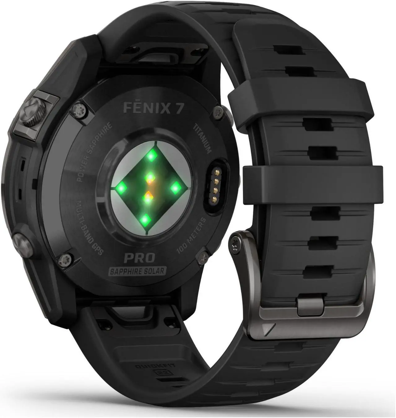 Alt view image 9 of 17 - Garmin fenix 7 Pro – Sapphire Solar Edition, Carbon Gray DLC Titanium with Black Band | Solar Charging GPS Smart Watch 010-02777-10