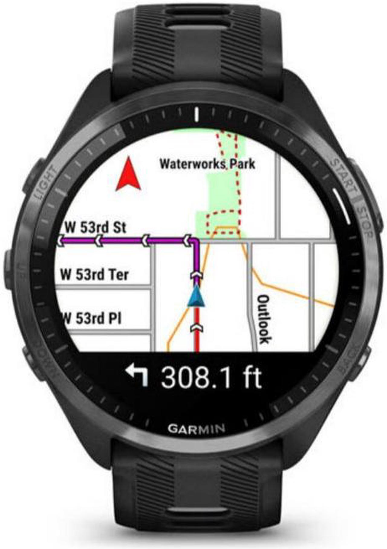 Alt view image 7 of 12 - Garmin Forerunner 965 Running Watch - Carbon Gray