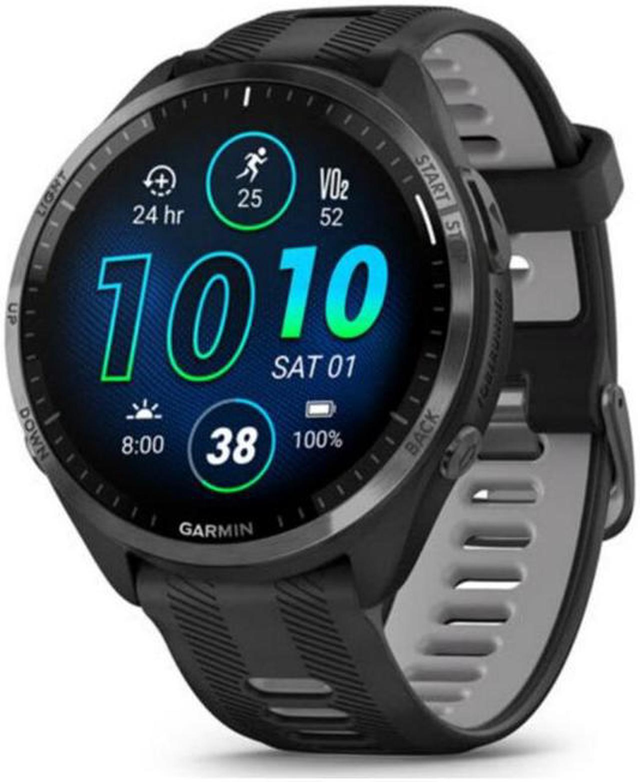 Alt view image 9 of 12 - Garmin Forerunner 965 Running Watch - Carbon Gray