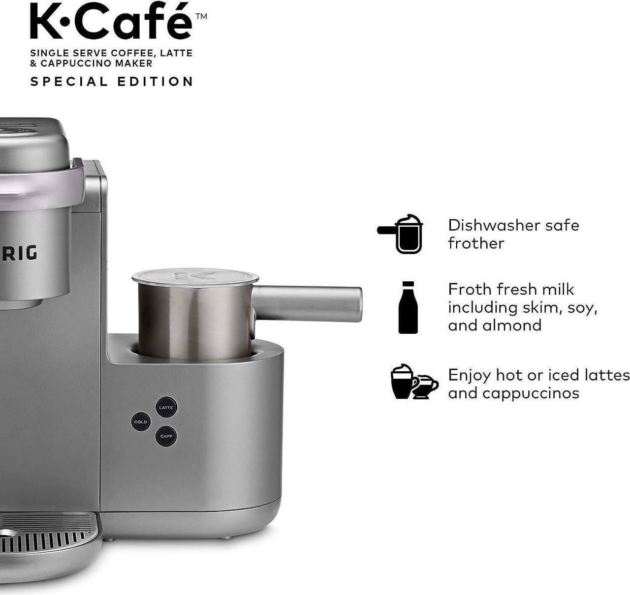 Alt view image 6 of 7 - Keurig K-Cafe Special Edition Coffee Maker with Stainless Steel Tumbler Bundle