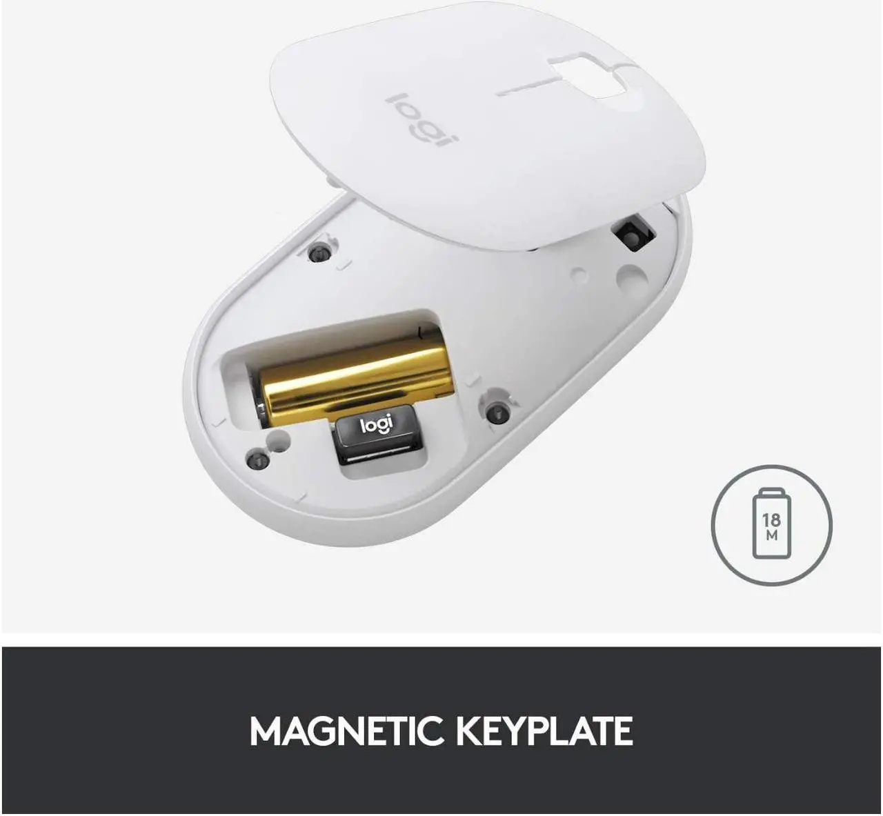Alt view image 16 of 20 - Logitech Pebble M350 Mouse Rf Wireless+Bluetooth Optical 1000 Dpi Ambidextrous