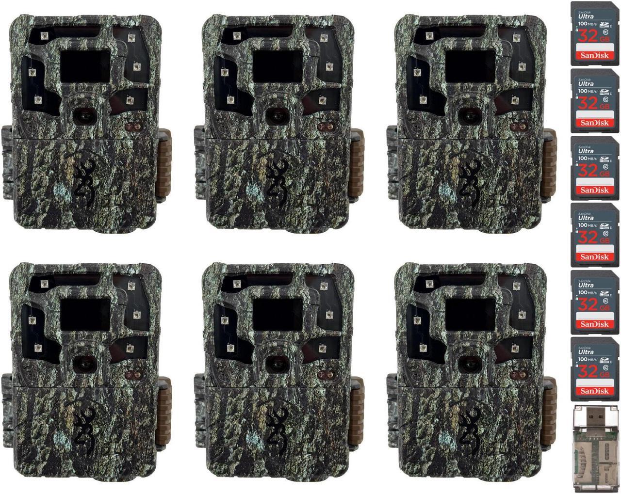 Main image of Browning Strike Force Pro X 1080 Trail Camera with 32GB, and SD Card (6-Pack)