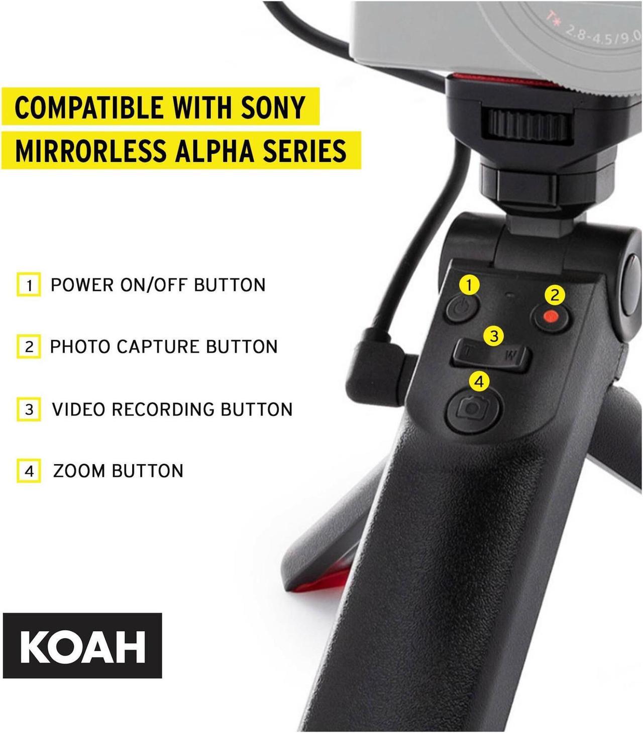 Alt view image 6 of 7 - Koah Vlogging Camera Grip and Tripod for Content Creators