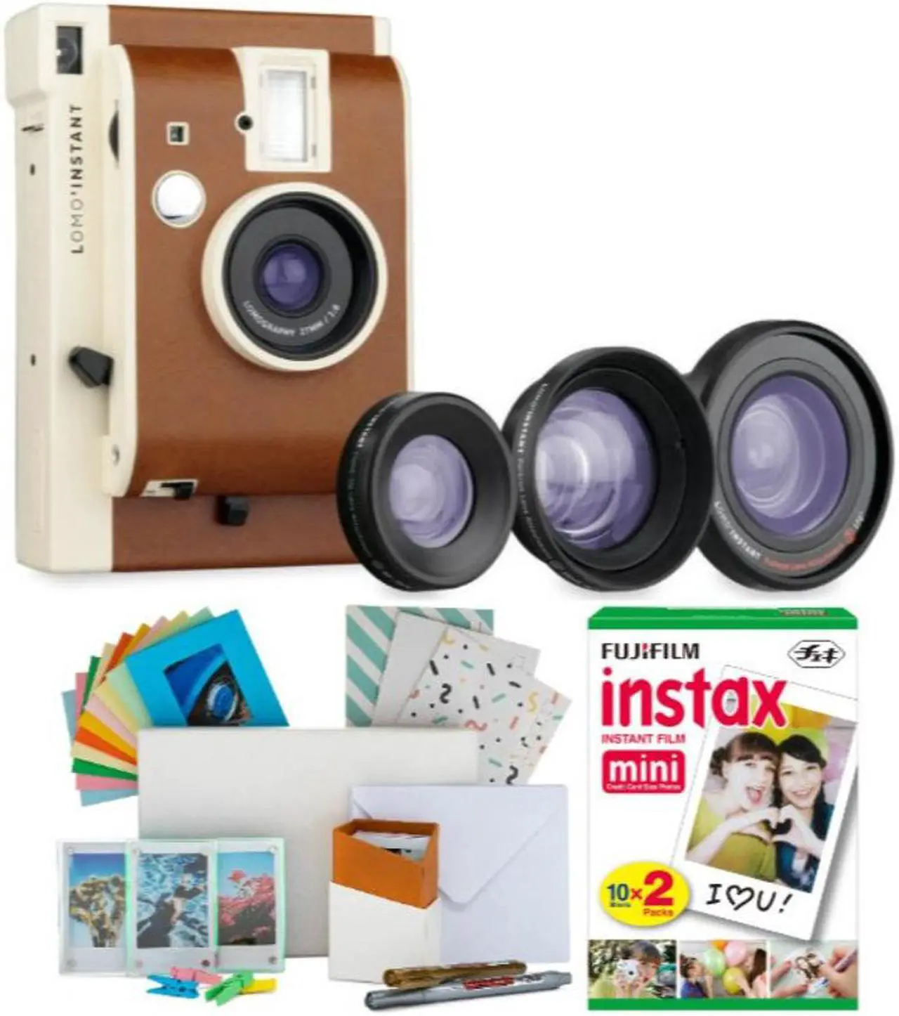 Alt view image 4 of 7 - Lomography Lomo'Instant Camera and Lenses (Sanremo Edition) Bundle