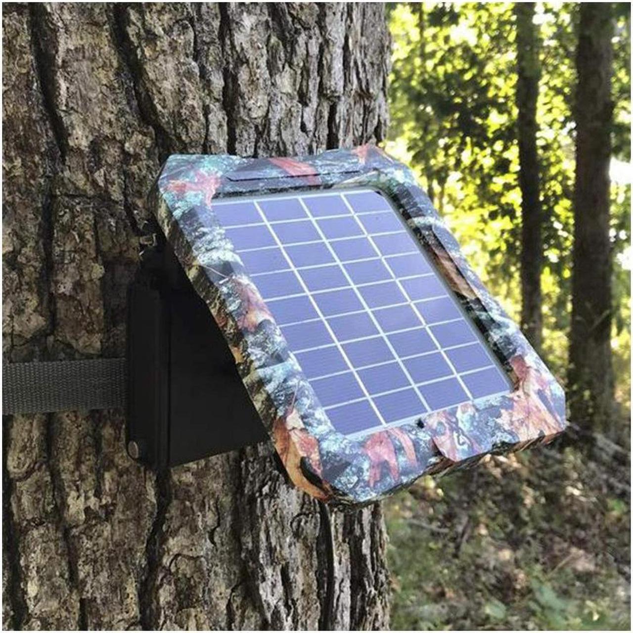 Alt view image 6 of 7 - Browning Solar Power Pack for Trail Cameras Camo Design (2-Pack)