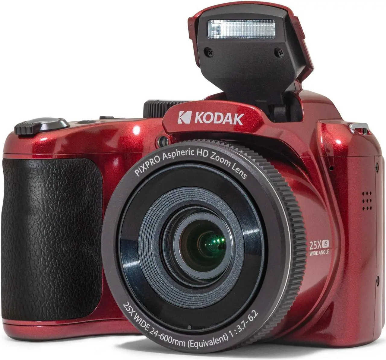 Alt view image 2 of 15 - Kodak PIXPRO AZ255 Astro Zoom 16MP Digital Camera (Red)
